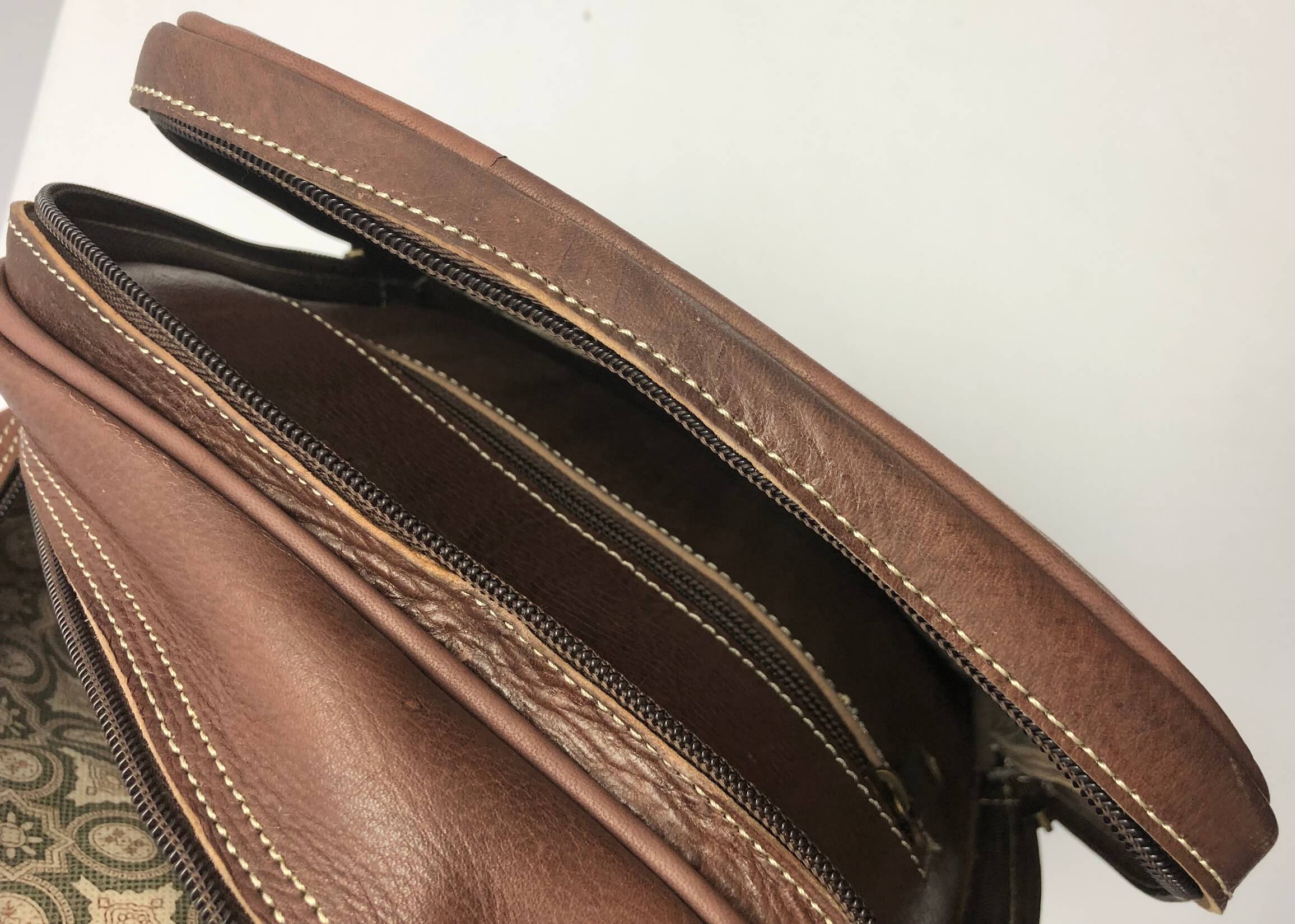 Kožený batoh hnědý MagBag 12 L