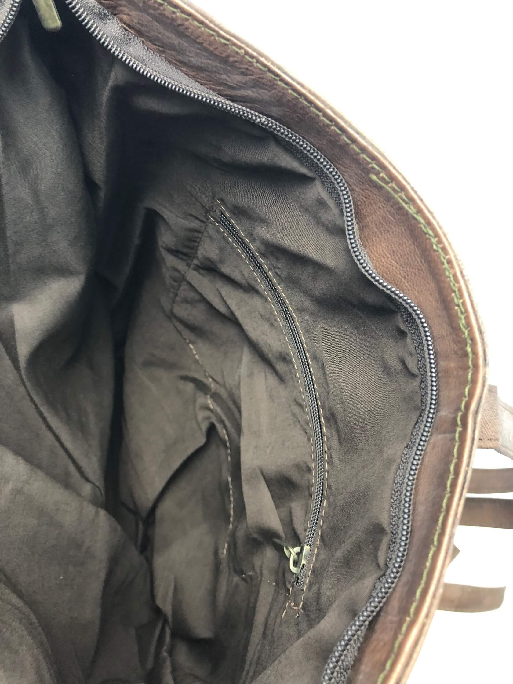 Kožený batoh hnědý