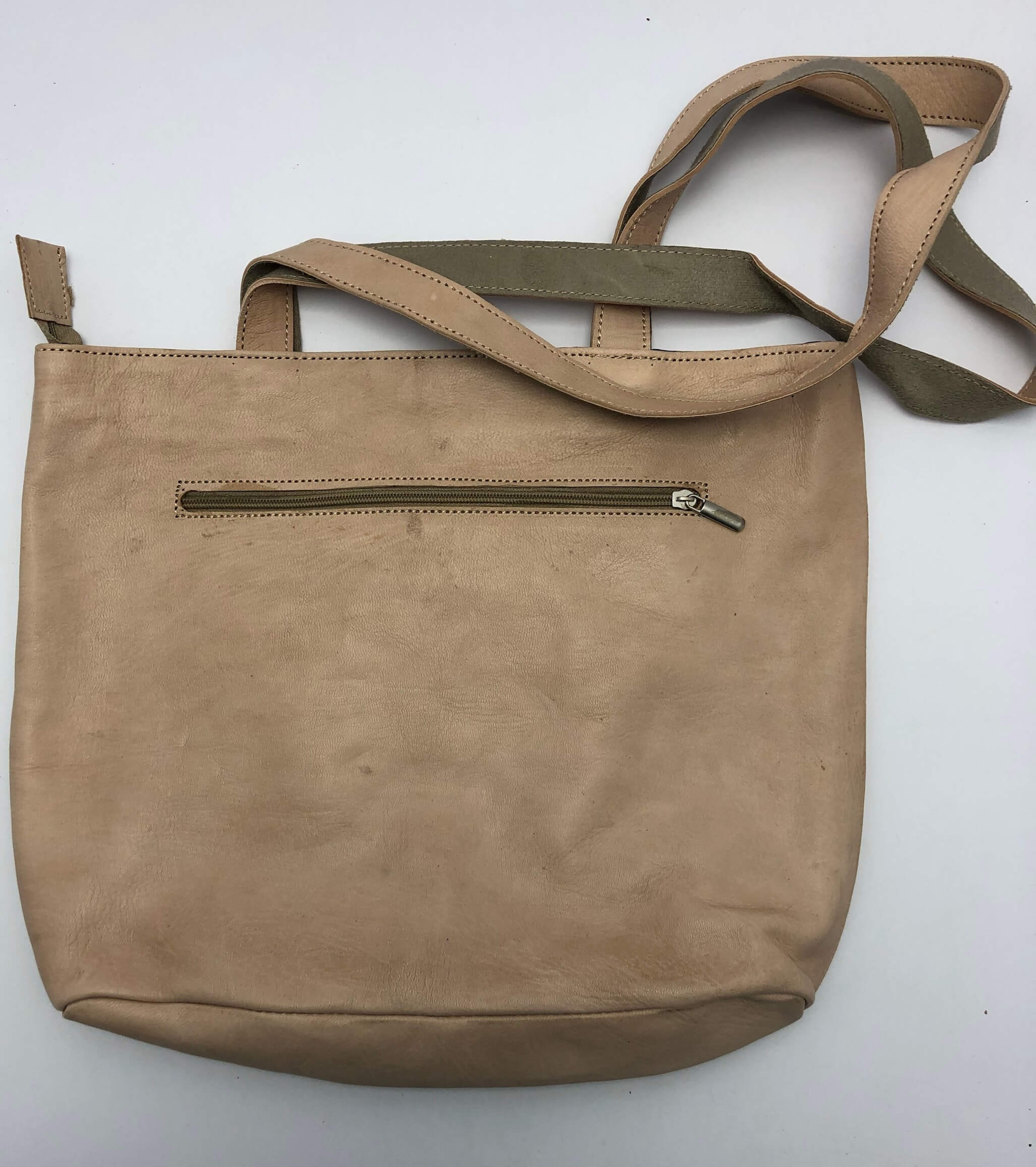 Kožená kabelka velbloudí