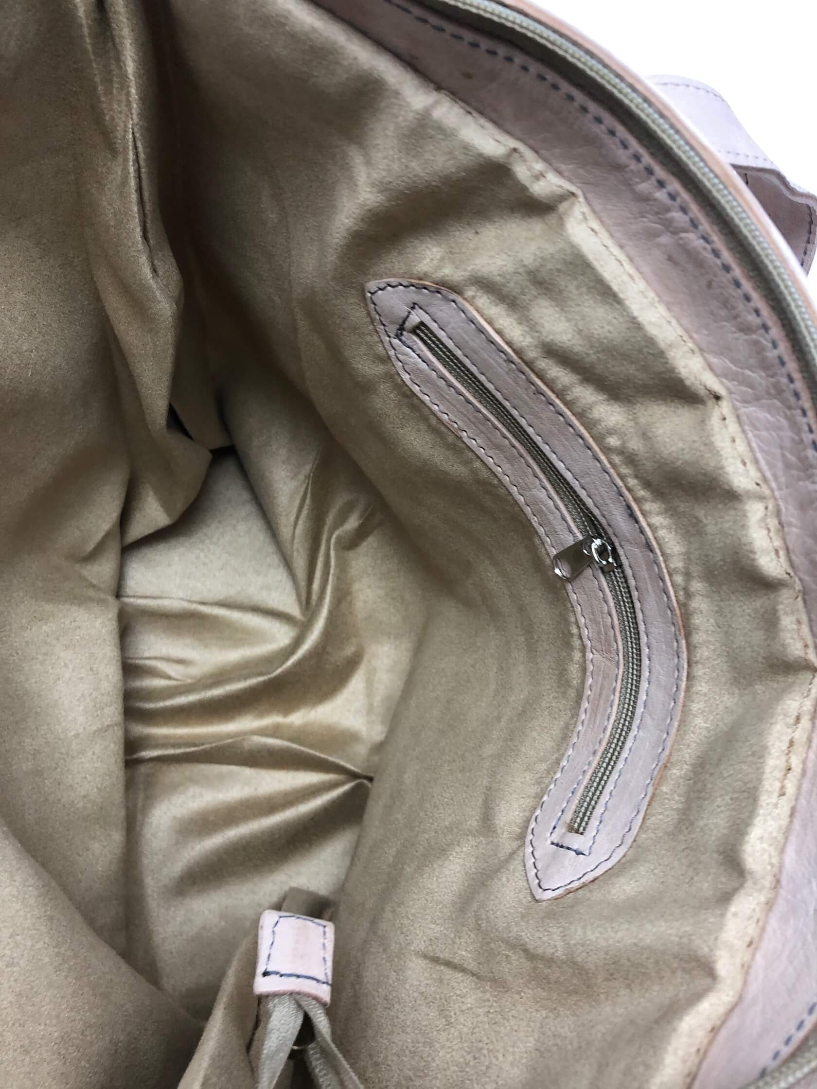 Dámská kožená kabelka přezky velbloudí MagBag