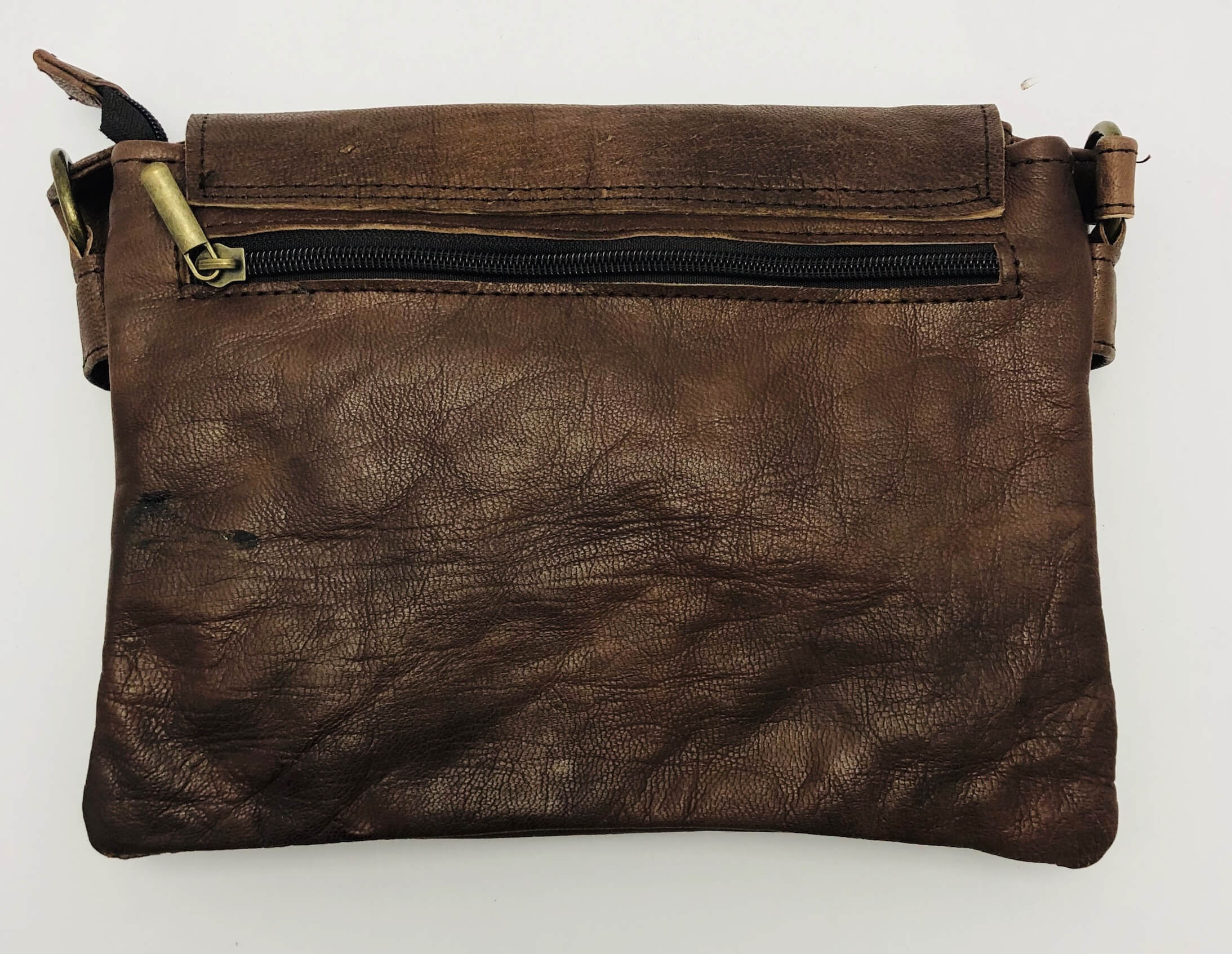 Kožená kabelka hnědá