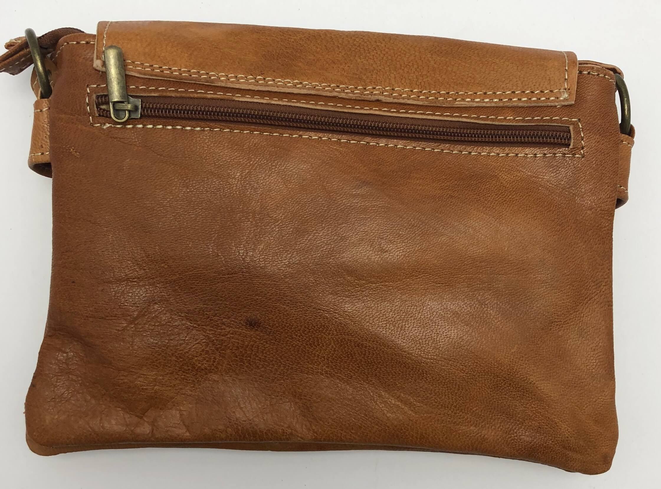 Kožená kabelka přírodní