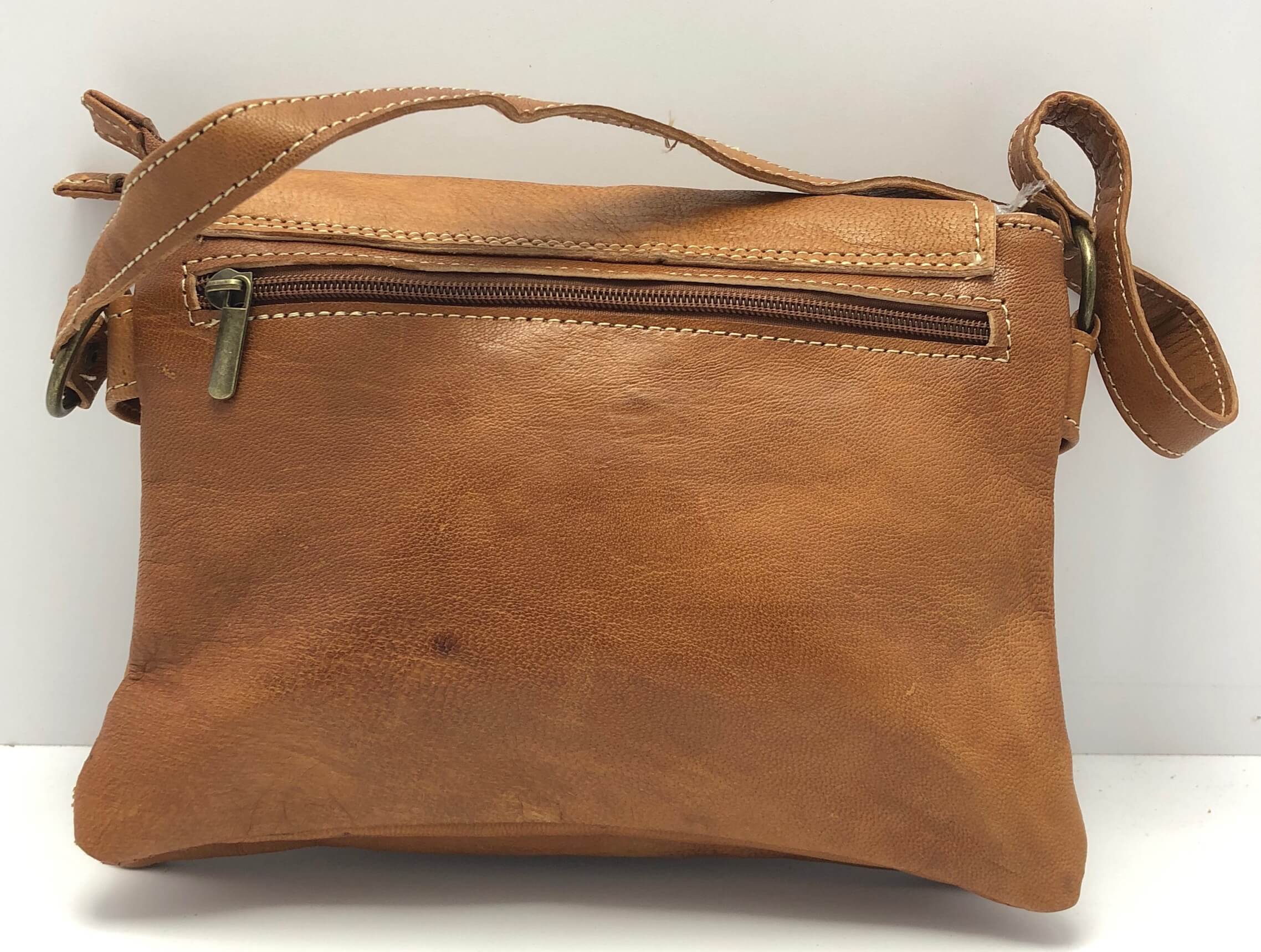 Kožená kabelka přírodní