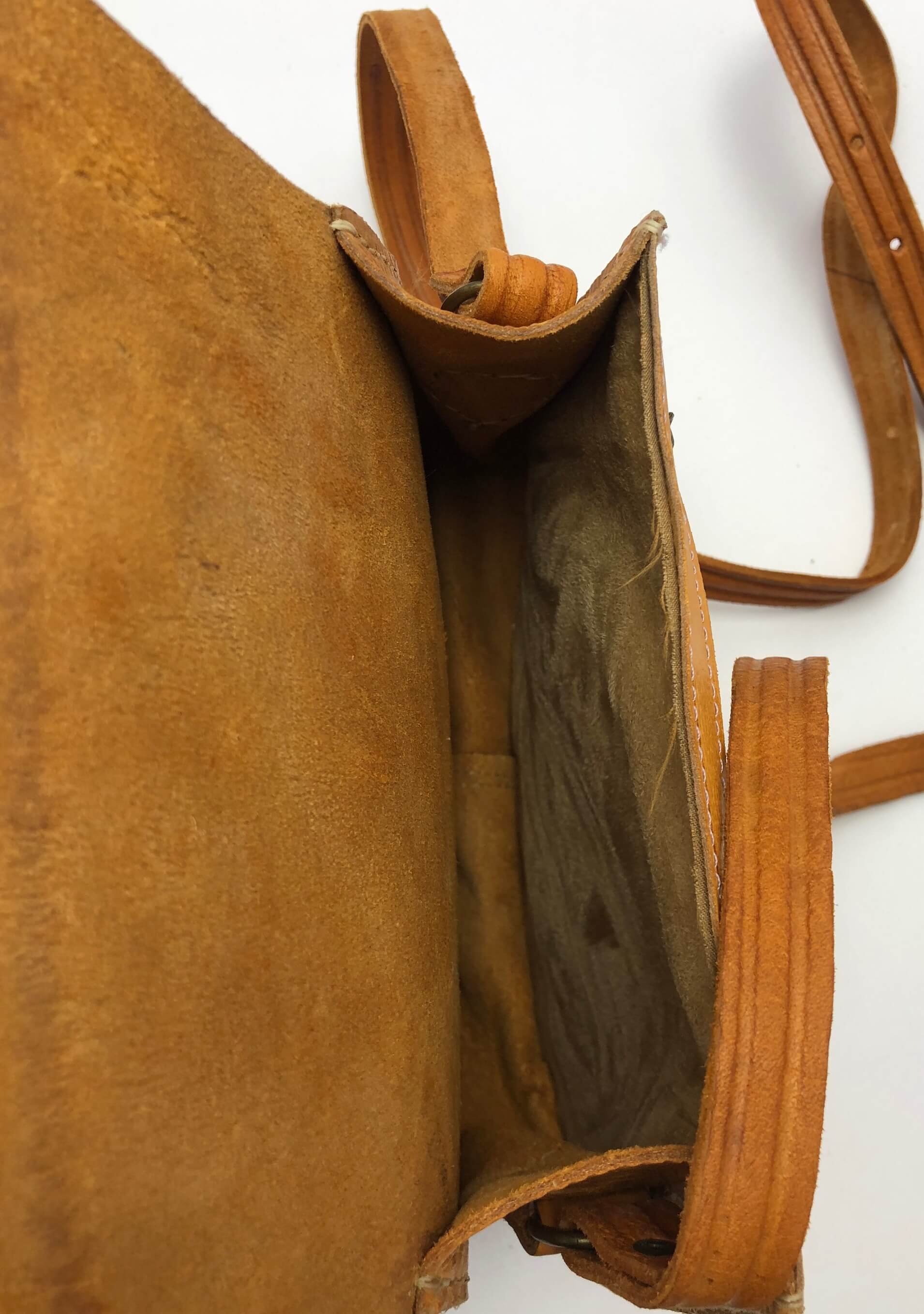 Kožená kabelka přírodní