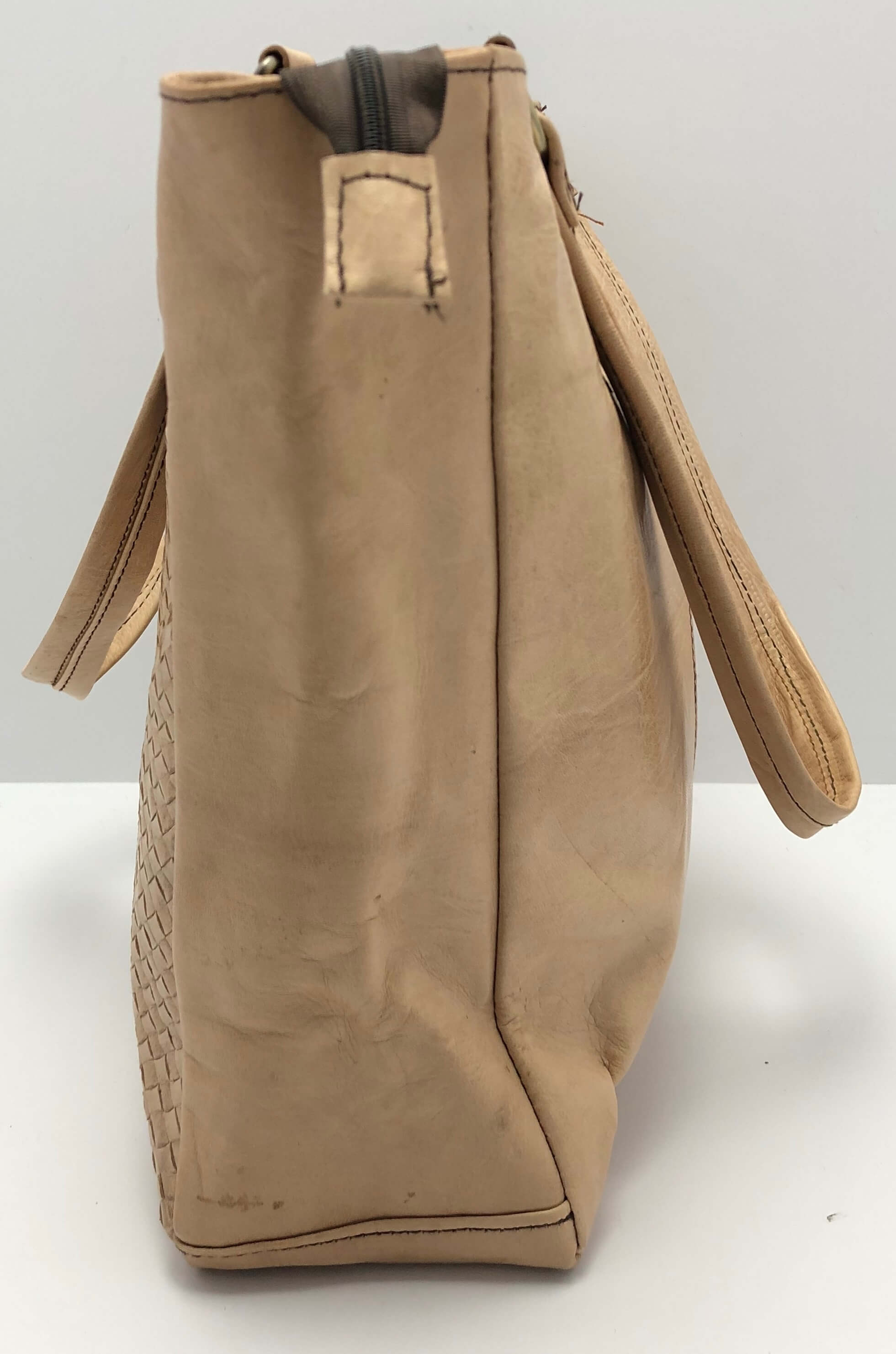 Kožená kabelka velbloudí