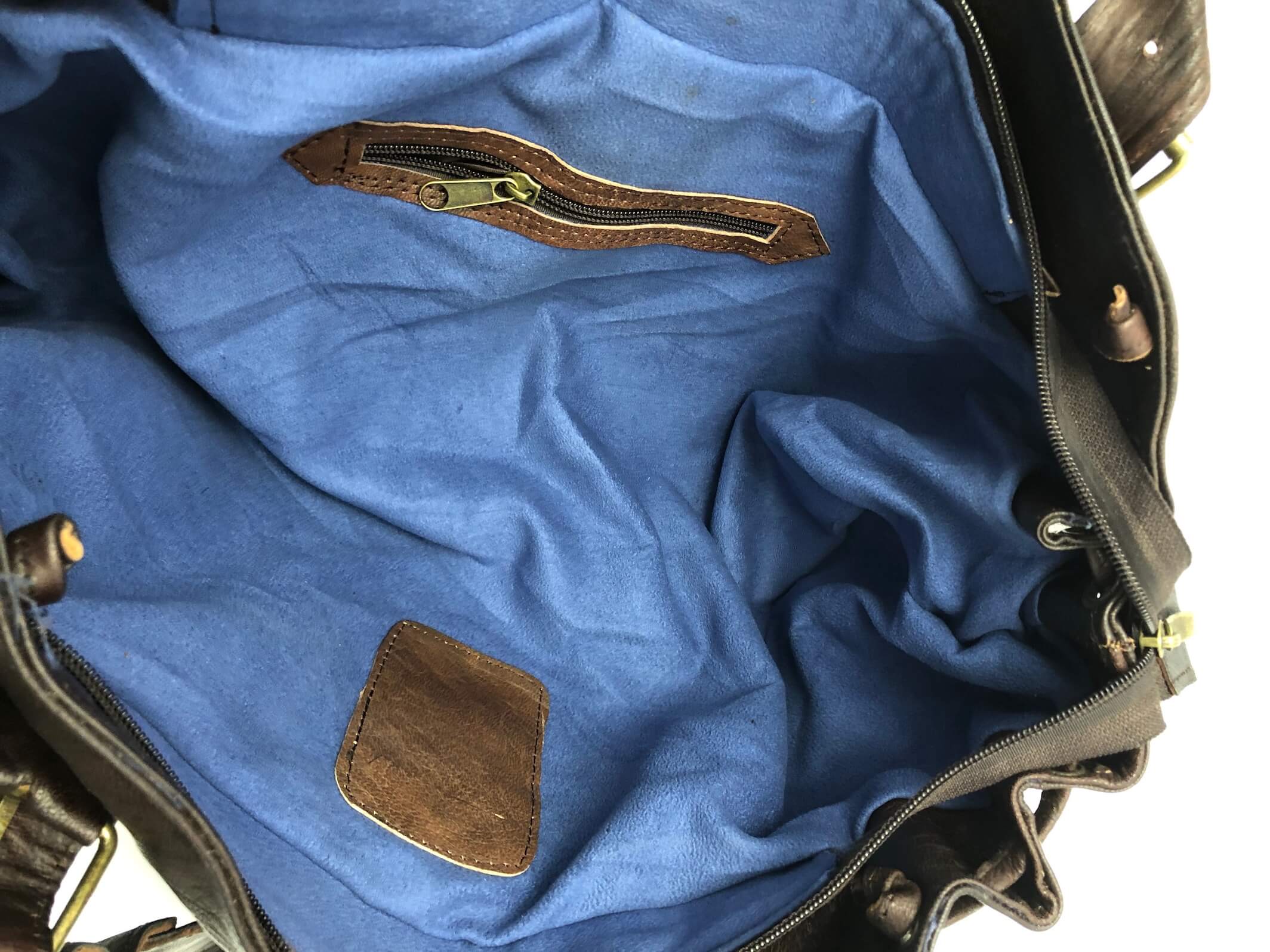 Kožená kabelka hnědá