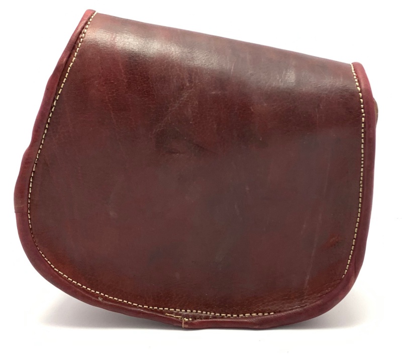 Kožená kabelka lovecká malá hnědá