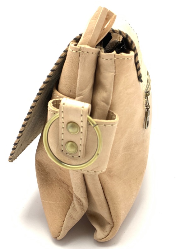 Kožená kabelka psaníčko velbloudí MagBag