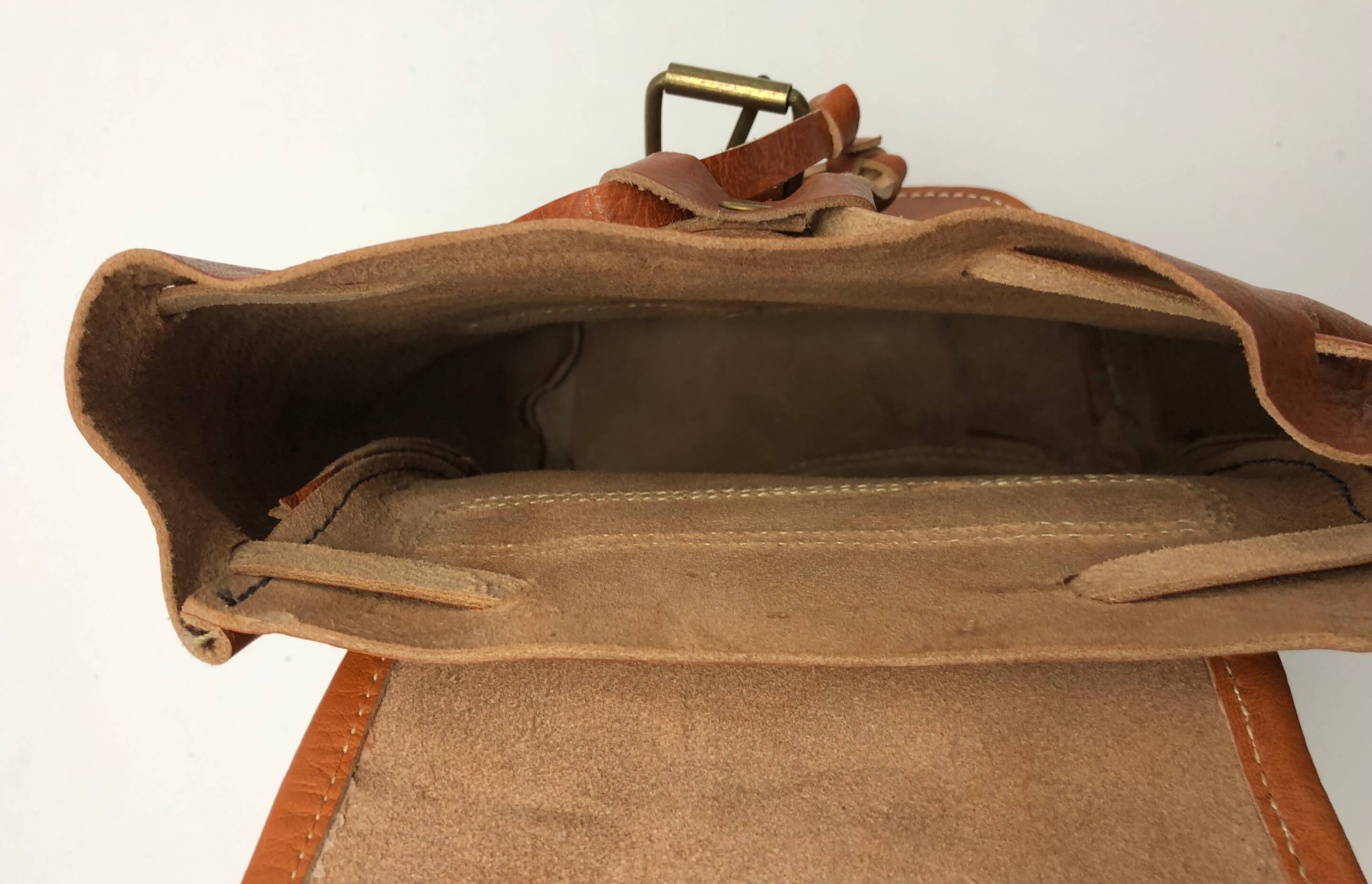 Kožený batůžek hnědý MagBag 1,8 L