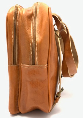 Kožený batoh béžový MagBag 12 L