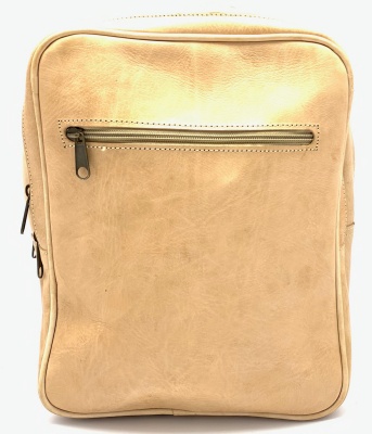 Kožený batoh velbloudí MagBag 12 L