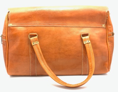 Kožená velká cestovní taška přírodní MagBag