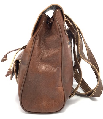 Kožený batůžek hnědý MagBag 3,7 L