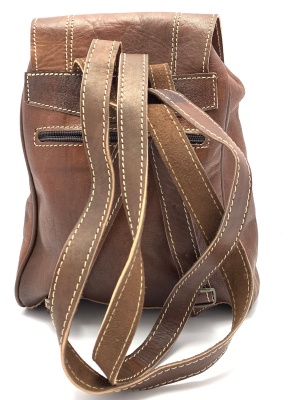 Kožený batůžek hnědý MagBag 3,7 L