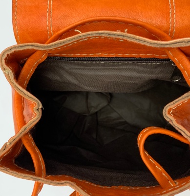 Kožený batůžek přírodní MagBag 3,7 L