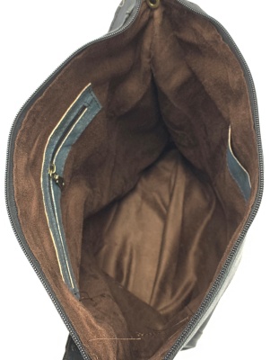 Dámská kožená kabelka menší černá MagBag