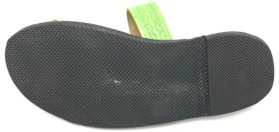 Dámské kožené pantofle propletený pásek zelené MagBag