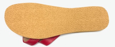 Dámské kožené pantofle červené MagBag