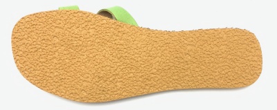 Dámské kožené pantofle zelené MagBag